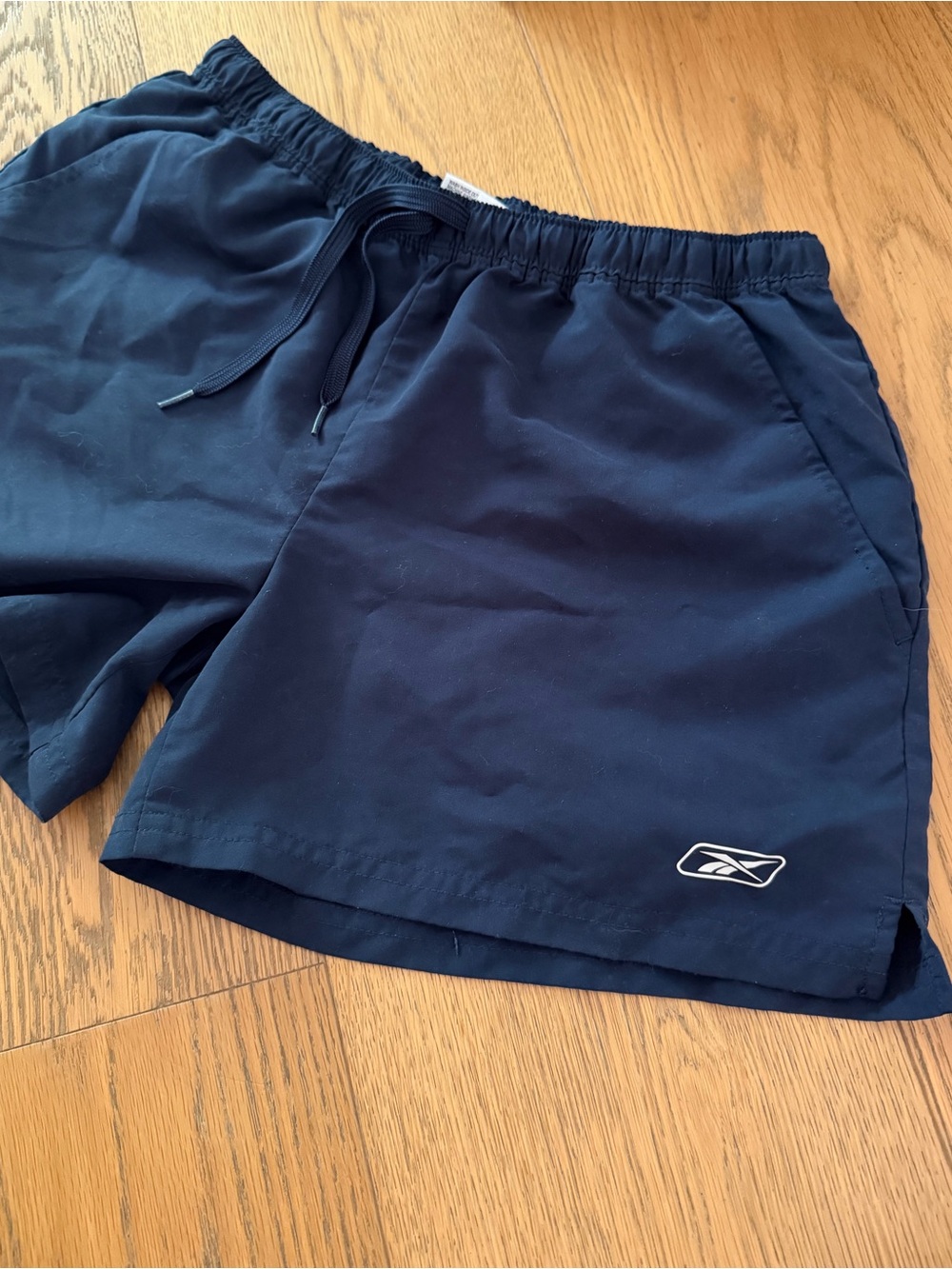 Reebok Navy Blue Athletic Shorts — Size S